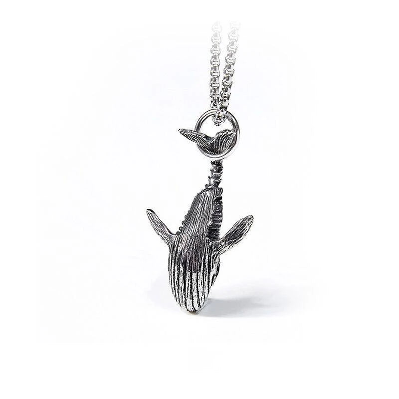 IN THE DEPTHS Steel Necklace The Dragon Shop