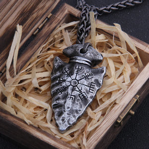 Northern Arrow Steel Pendant The Dragon Shop