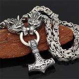 WRATH OF THE THUNDERGOD Steel Necklace The Dragon Shop