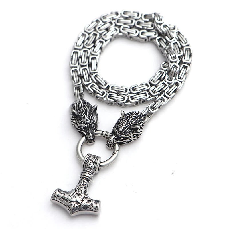 WRATH OF THE THUNDERGOD Steel Necklace The Dragon Shop