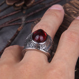 THE RED WOLF Steel Ring The Dragon Shop