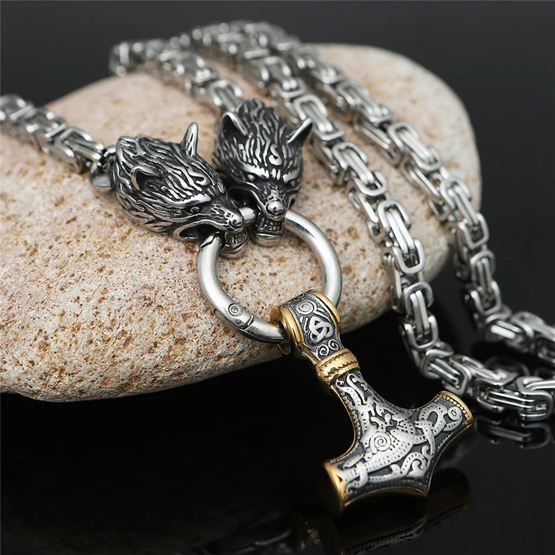 WRATH OF THE THUNDERGOD Steel Necklace The Dragon Shop