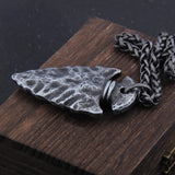 Northern Arrow Steel Pendant