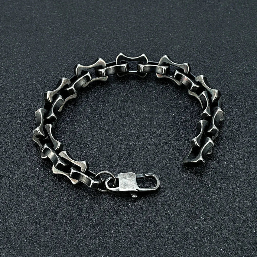 HEAVY METAL Stainless Steel Bracelet The Dragon Shop