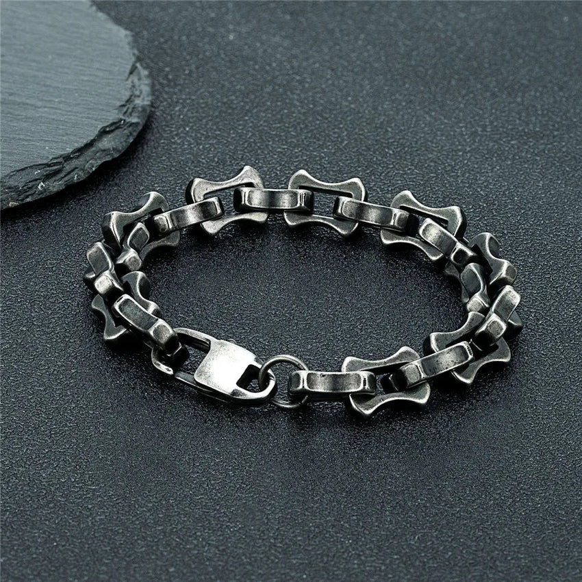 HEAVY METAL Stainless Steel Bracelet The Dragon Shop