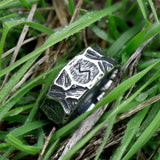 Nordic Rune Steel Ring - The Dragon Shop