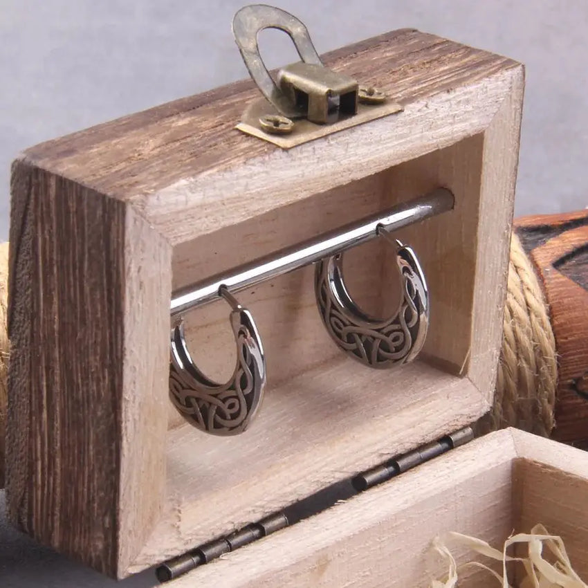 Nordic Spirit Steel Earrings