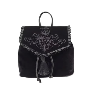 Dark Scarlett Velvet Handbag The Dragon Shop