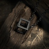 THE CUBE Stainless Steel Necklace The Dragon Shop