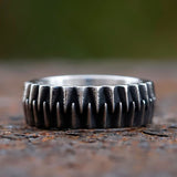 Double Claw Titanium Ring - The Dragon Shop