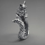 Purrfect Loop Metal Ring The Dragon Shop