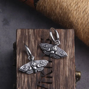 WINGED MAIDEN Steel Earrings