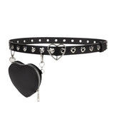 Dark Love Leather Belt The Dragon Shop