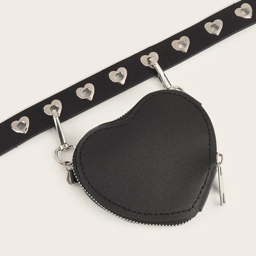 Dark Love Leather Belt The Dragon Shop