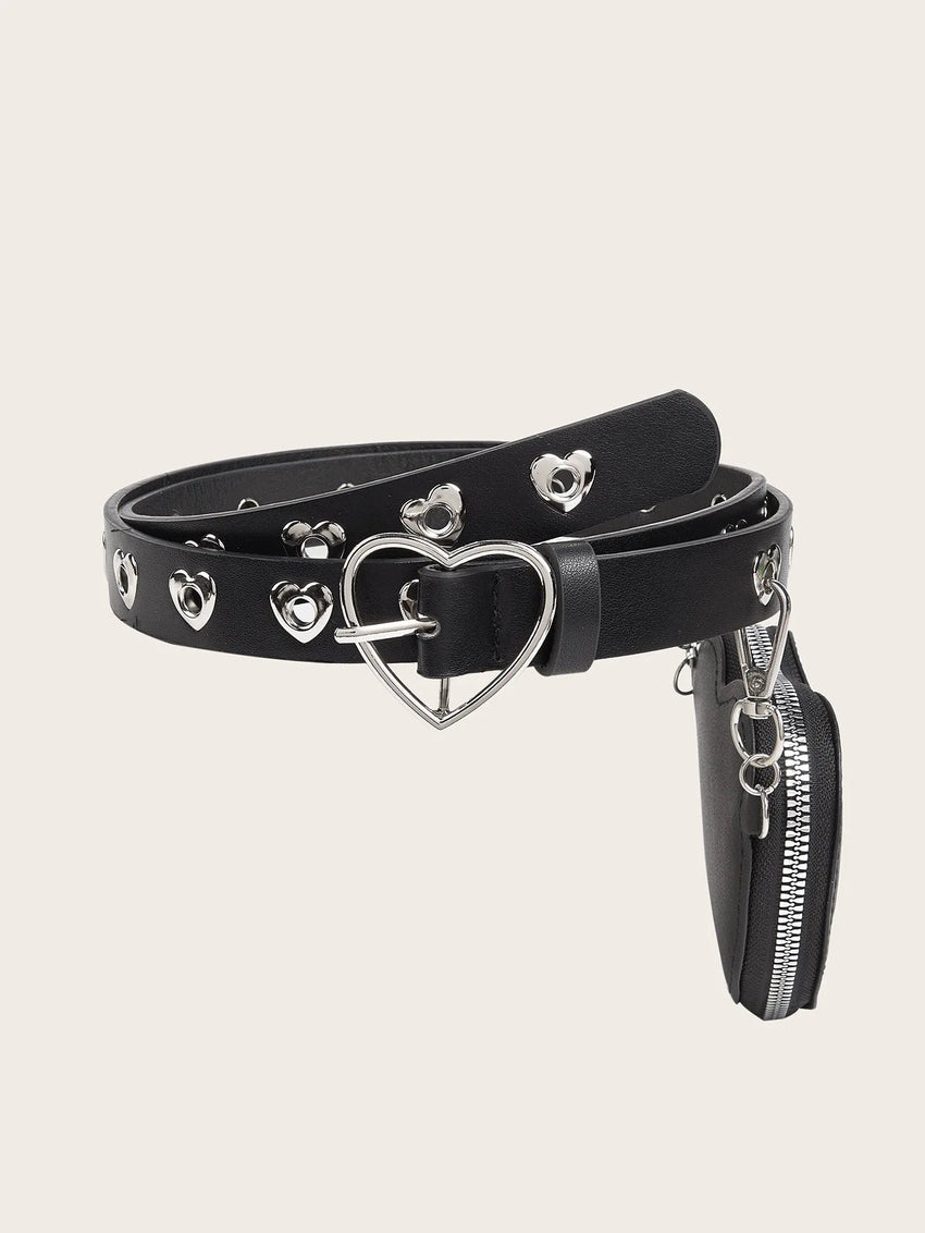 Dark Love Leather Belt The Dragon Shop