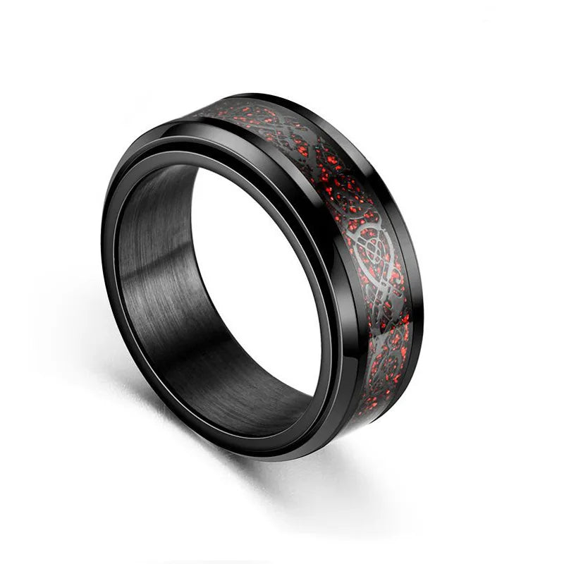 Nordic Dragon Fidget Ring - The Dragon Shop