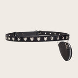 Dark Love Leather Belt The Dragon Shop