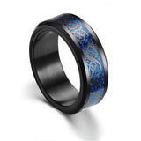 Nordic Dragon Fidget Ring - The Dragon Shop