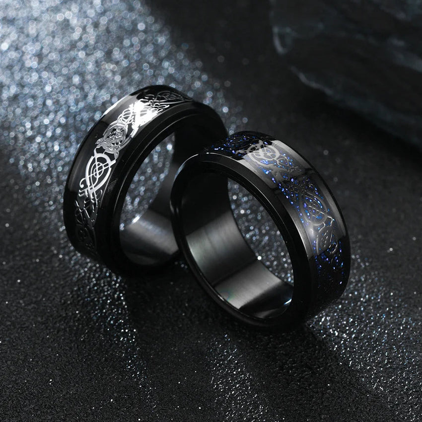 Nordic Dragon Fidget Ring - The Dragon Shop