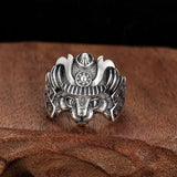 Samurai Cat Metal Ring The Dragon Shop