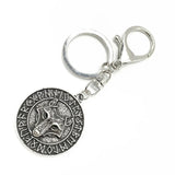 Run With Wolves Steel Keychain - The Dragon Shop