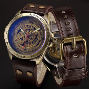 RUMBLE Steampunk Bronze Watch The Dragon Shop